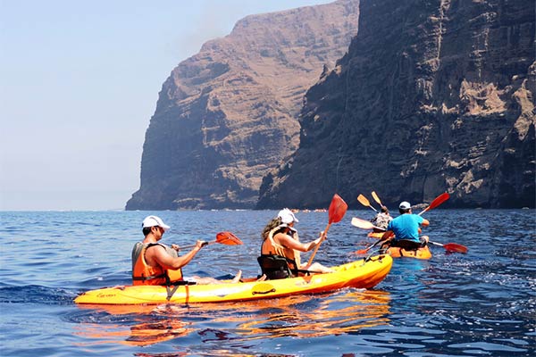 Kayak de mar para grupos en Tenerife