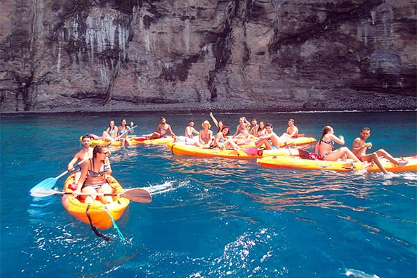 Sea kayaking for groups - Tenerife